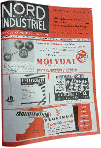 Couverture du magazine Nord Industriel, n° 38 du 16 septembre 1966.